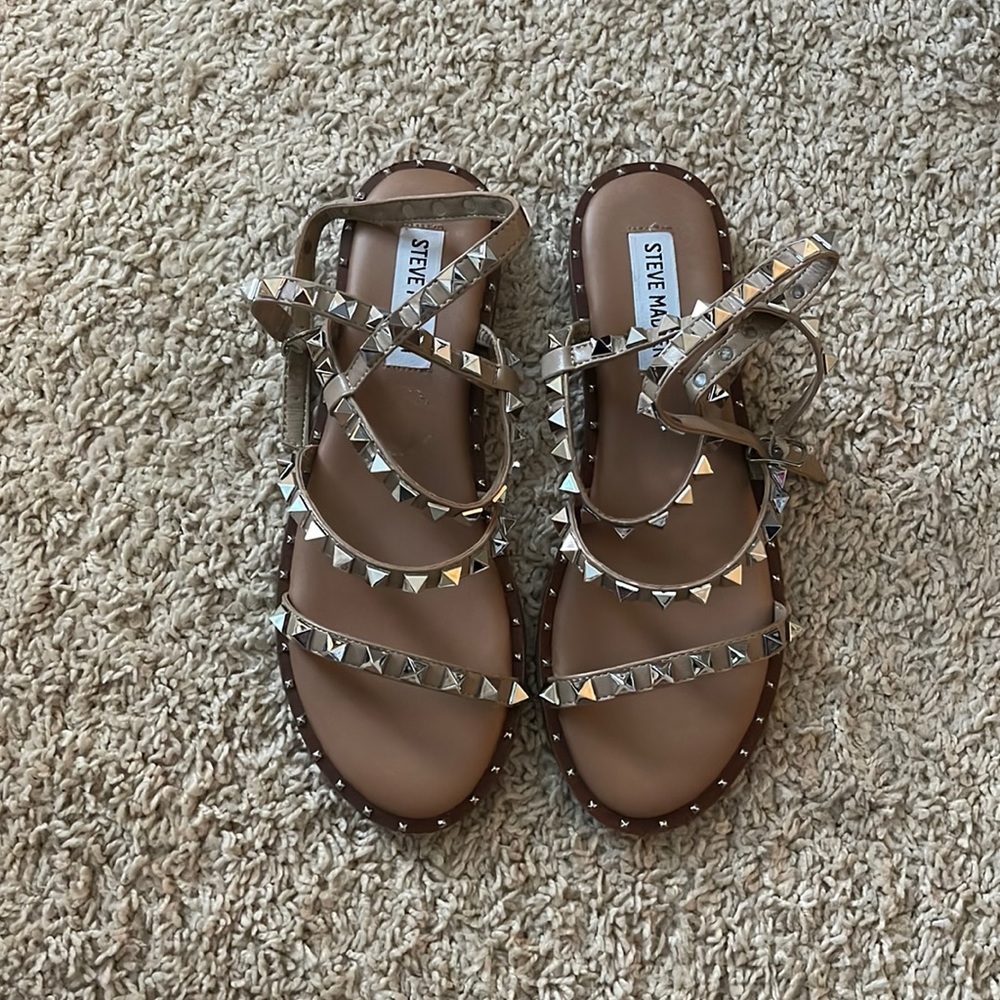 Steve Madden Tan Traveler Sandals